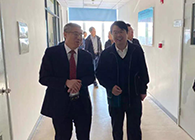 浦东新区管小军副区长一行来k8凯发国际考察指导工作