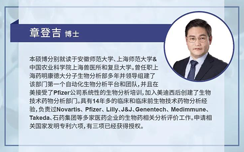 k8凯发国际生物技术药物分析部主任章登吉博士